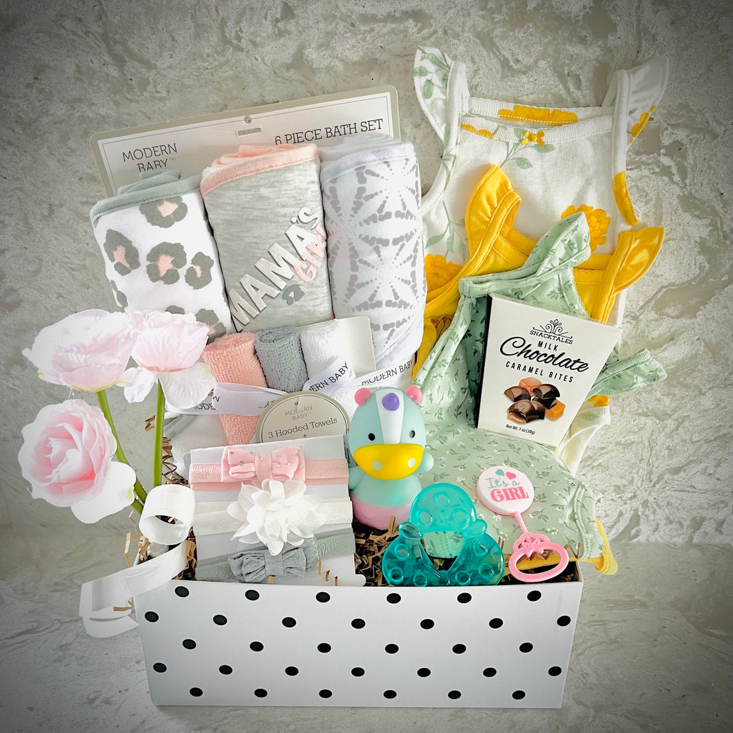 Sweet Blossoms Baby Girl Gift Box